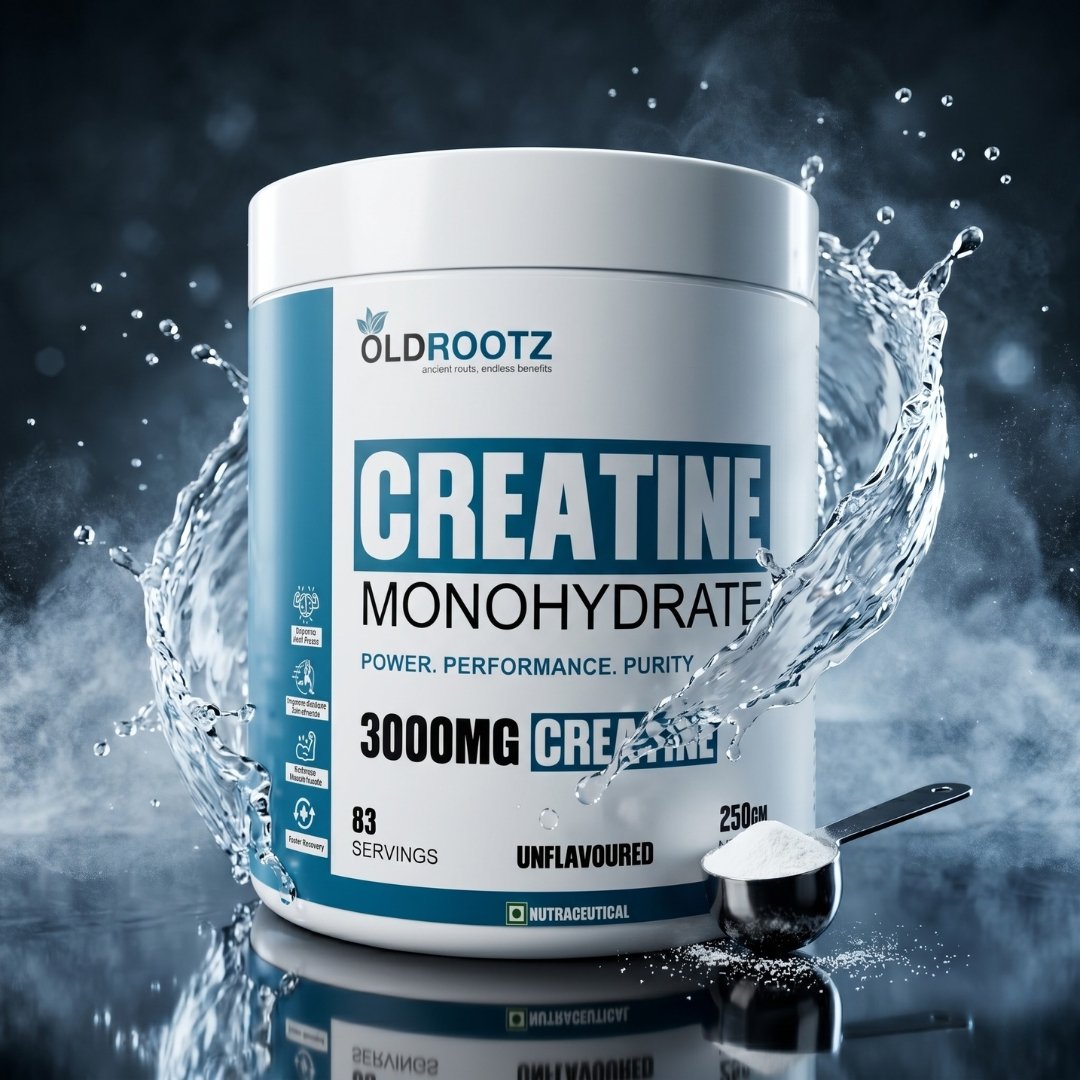 OLD ROOTZ Creatine Monohydrate Powder Unflavoured