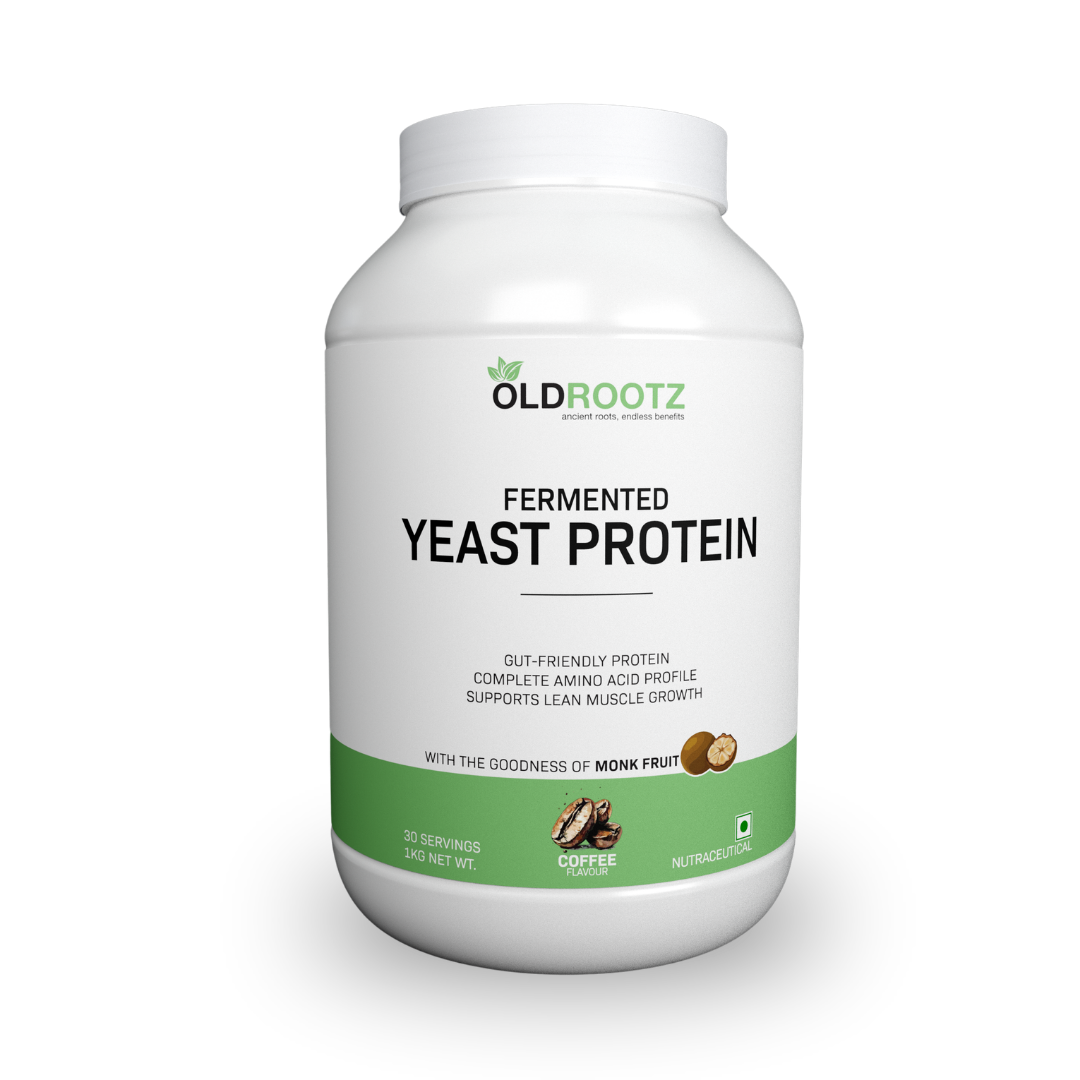 OLD ROOTZ Fermented Yeast Protein – Coffee Flavour | 1kg | 30 Servings