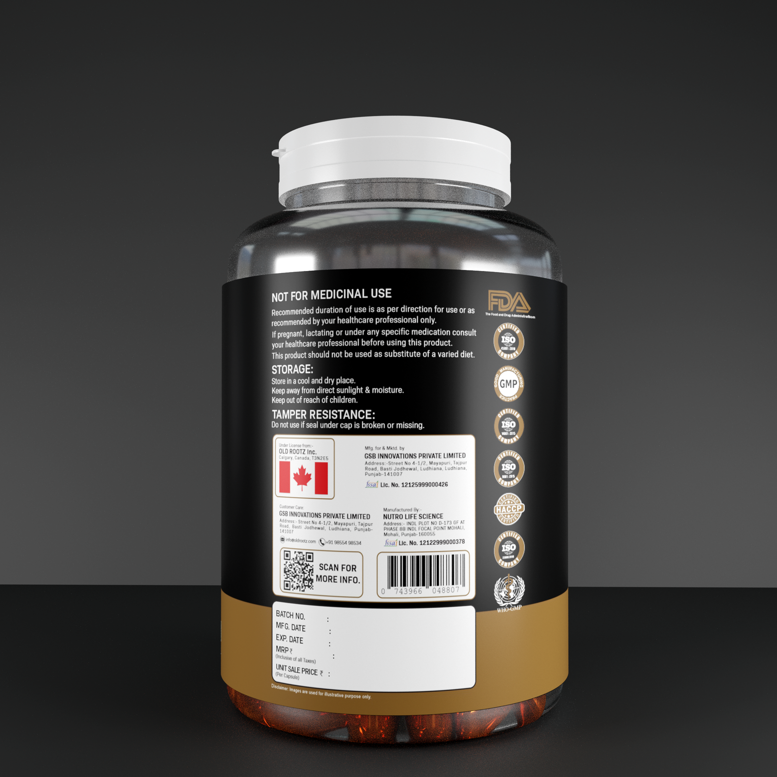 OLD ROOTZ Multi Vitamin – Complete Daily Vitality Formula | 60 Capsules - Image 3