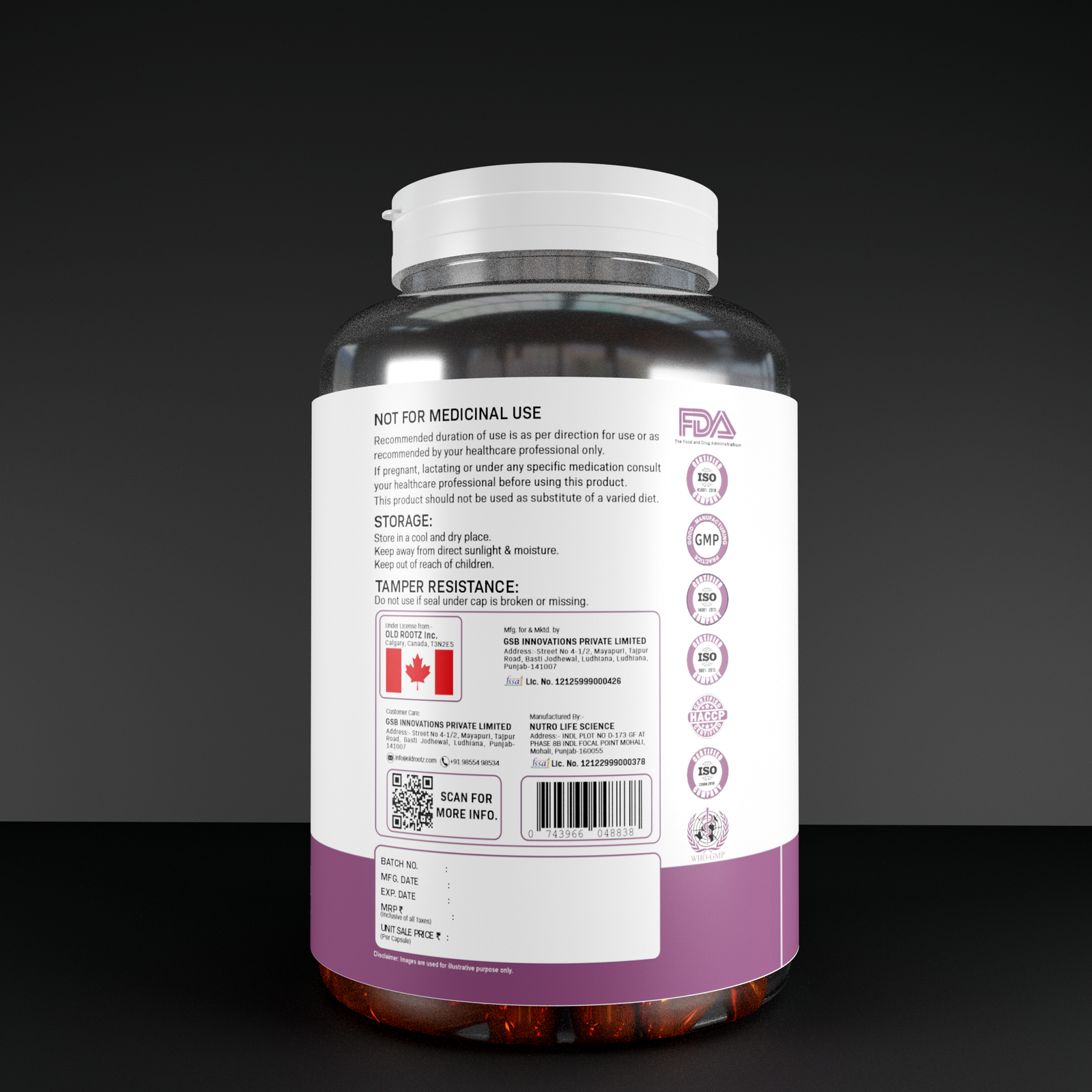 OLD ROOTZ Thermo Blast – Pure Adrenal Drive | 60 Capsules - Image 3