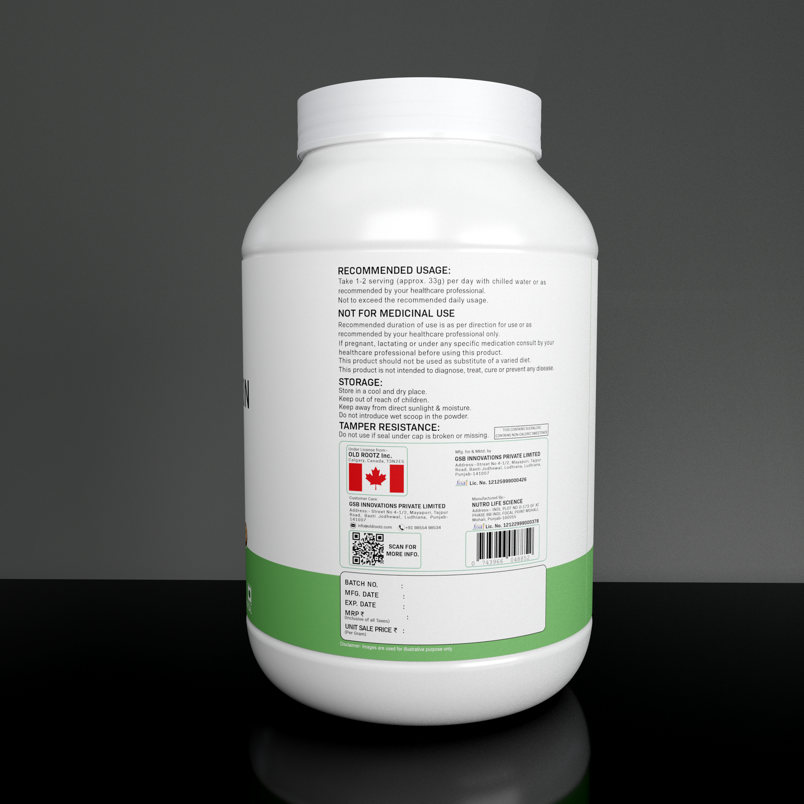 OLD ROOTZ Fermented Yeast Protein – Coffee Flavour | 1kg | 30 Servings - Image 3