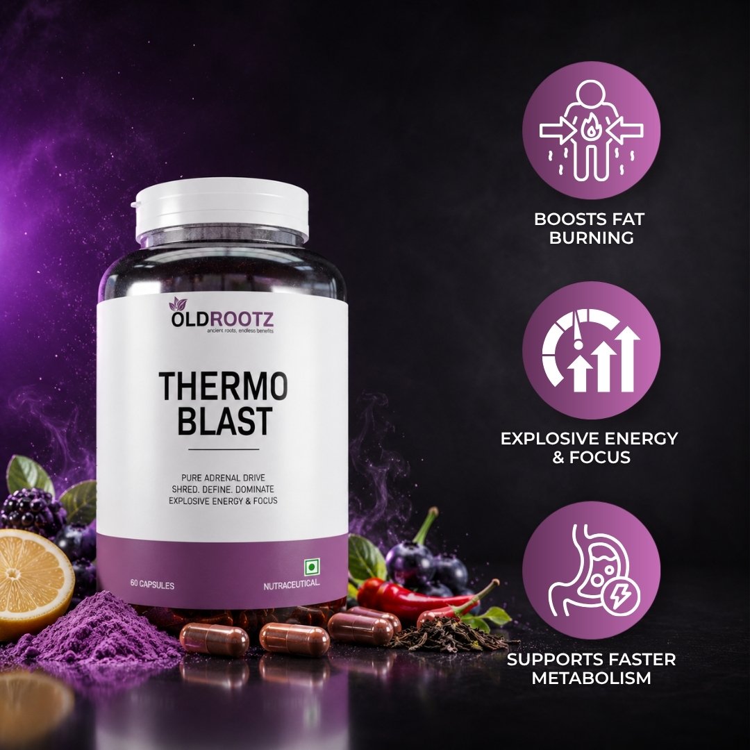 OLD ROOTZ Thermo Blast – Pure Adrenal Drive | 60 Capsules Hover