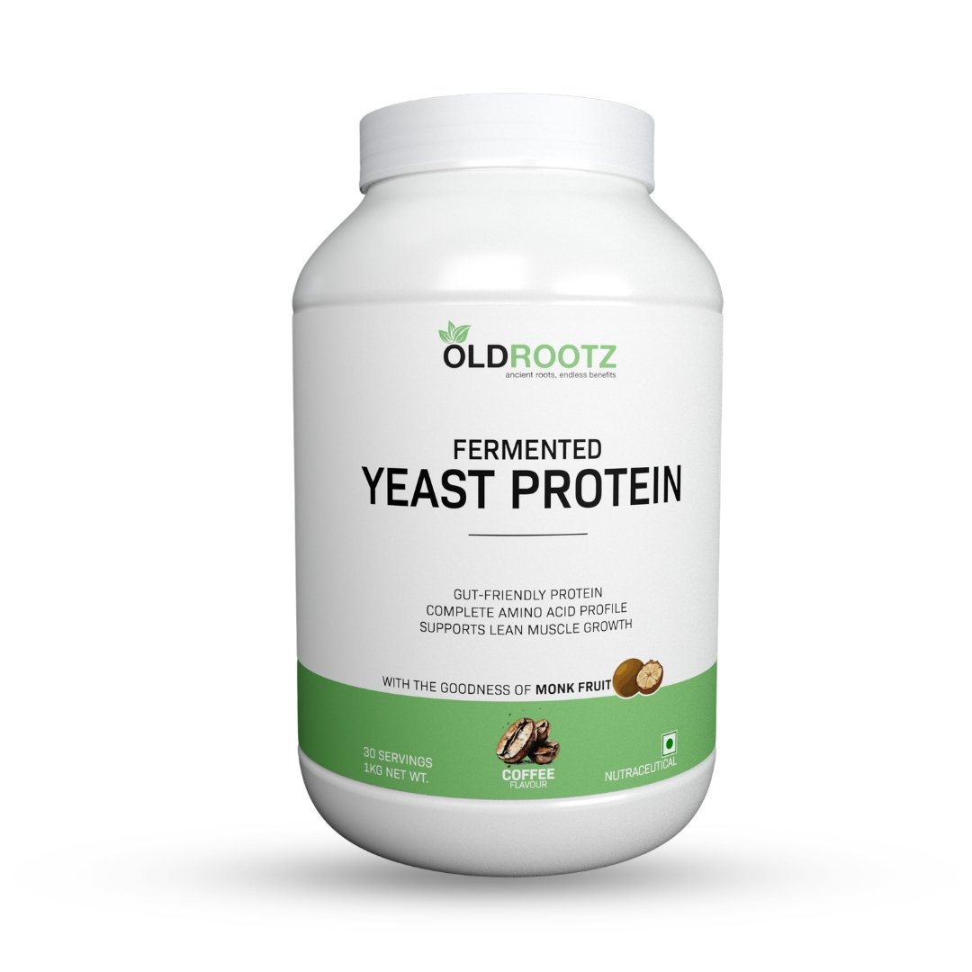 OLD ROOTZ Fermented Yeast Protein – Coffee Flavour | 1kg | 30 Servings