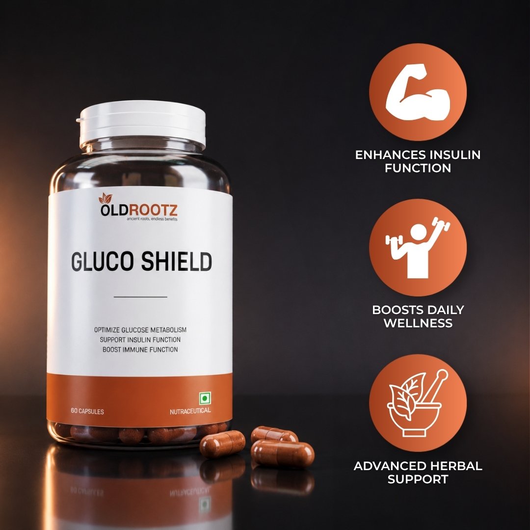 OLD ROOTZ Gluco Shield – Glucose Metabolism Support Hover